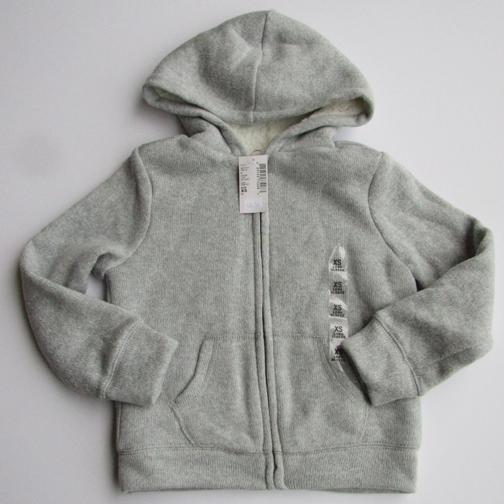 Children's Place Girls Fleece Lined Hooded Jacket